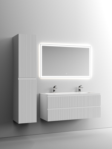 Тумба под раковину Sancos SNOB T SNT120W 120х45х50 подвесная цвет белый - фото 5